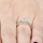 Annie's Promise Ring - 1 CT Princess Cut CZ