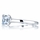 Annie's Promise Ring - 1 CT Princess Cut CZ