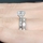 Araceli's Round & Baguette CZ Wedding Ring Set