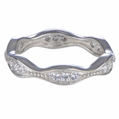 Georgette's Vintage Cubic Zirconia Eternity Band Ring