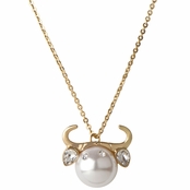 Hailey's Zodiac Horoscope Charm Necklace - Taurus, The Bull