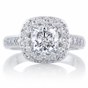 Heirloom Inspired Jewelry: Zelenka's CZ Vintage Ring