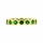 Joy's Goldtone Eternity Ring - Green CZ