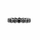Joy's Silvertone Eternity Ring - Black CZ