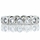Joy's Silvertone Eternity Ring - Clear CZ