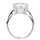 Radiant 5 carat Cushion Cut CZ Engagement Ring