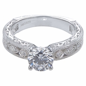 Lacie's Round Cut Vintage Engagement Ring