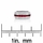 Triple Row Red CZ Eternity Band Ring