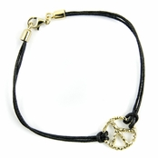 Shae's Peace Sign Bracelet- Small Round