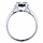 Sonia's Signity CZ Engagement Ring - Radiant Emerald Cut Shape