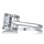 Sonia's Signity CZ Engagement Ring - Step Emerald Cut Shape