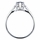 Sonia's Signity CZ Engagement Ring - Step Emerald Cut Shape