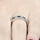Stella's Silvertone CZ Eternity Band Ring
