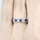 Stella's Silvertone CZ Eternity Band Ring