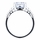 Trista's Promise Ring - Clear Princess Cut CZ
