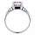 Trista's Promise Ring - Pink Princess Cut CZ