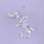 Bow Promise Ring - Silvertone Remember Bow