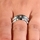 Etoile High Polish CZ Eternity Pinky Ring