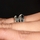 Etoile High Polish CZ Eternity Pinky Ring