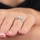 Sonia's Signity CZ Engagement Ring - Round Cut