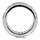 Triple Row Red CZ Eternity Band Ring