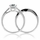Ruchita's Classic CZ Wedding Ring Set