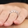 Champagne Taste CZ Eternity Band Ring - Round Cut