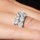 Champagne Taste CZ Eternity Band Ring - Round Cut