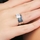 Ashlynn's Polished CZ Solitaire Wedding Ring Set