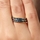 Kee's Goldtone Eternity Ring - Blue CZ