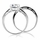 Jenny's Premium Asscher CZ Wedding Ring Set