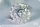 Ann's Silvertone and CZ Spiral Engagement Ring