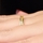 Kee's Goldtone Eternity Ring - Yellow CZ