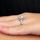 Sonia's Signity CZ Engagement Ring - Radiant Emerald Cut Shape