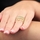 Zola's Set of 5 Stackable Rings - Goldtone