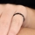Raewyn's Stackable CZ Eternity Ring - Black