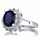 Royal Style Wedding Ring: Silvertone