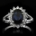 Royal Style Wedding Ring: Silvertone