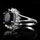 Royal Style Wedding Ring: Silvertone