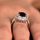 Royal Style Wedding Ring: Silvertone
