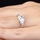Keane's Engagement Ring - 3 Stone Princess & Trillion Cut CZ