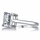 Sonia's Signity CZ Engagement Ring - Radiant Emerald Cut Shape