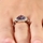Abilene's 2.5 ct Trillion Cut Light Purple CZ Engagement Ring