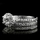 Kat's Pave CZ Wedding Ring Set