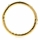 Kee's Goldtone Eternity Ring - Green CZ