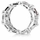 Loraine's CZ & Enamel Eternity Ring Trio - Red