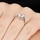 Lezlie's 2 CT Princess Cut CZ Engagement Ring