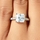 Trista's Promise Ring - Clear Princess Cut CZ