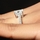 Trista's Promise Ring - Clear Princess Cut CZ