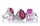 Trista's Promise Ring - Pink Princess Cut CZ